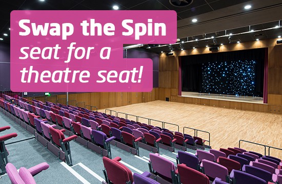 Swap the spin seat for a theatre seat