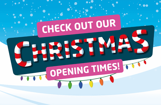 Christmas Opening & Closing Times