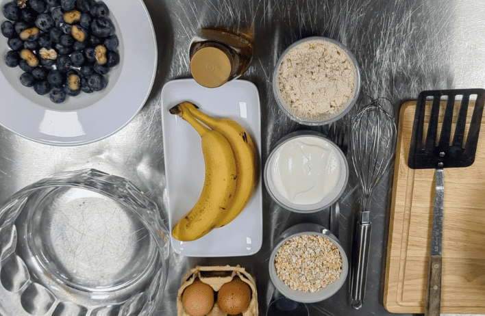 Banana Protein Pancakes Ingredients
